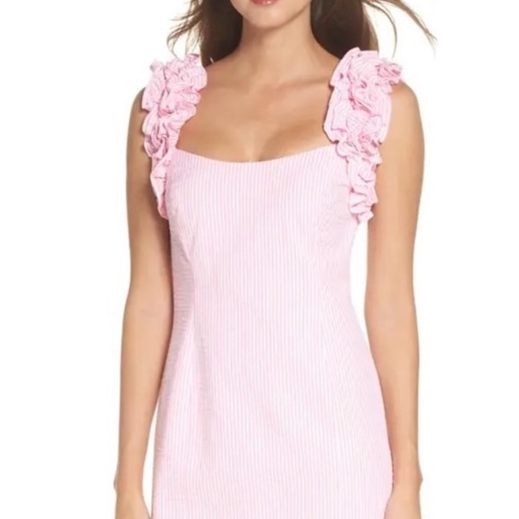 Lilly Pulitzer Devina Dress - Pink Cosmo - Picture 1 of 6